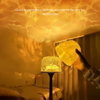 Lámpara RGB con proyección de ondas